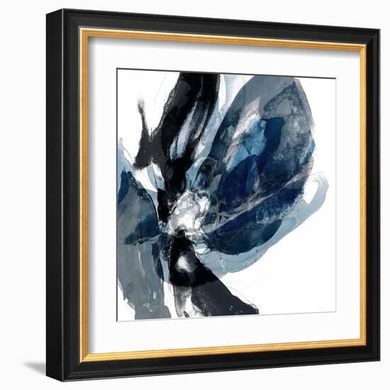 Blue Exclusion III-Jennifer Goldberger-Framed Art Print