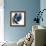 Blue Exclusion III-Jennifer Goldberger-Framed Art Print displayed on a wall