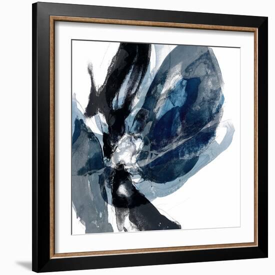 Blue Exclusion III-Jennifer Goldberger-Framed Art Print