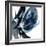 Blue Exclusion III-Jennifer Goldberger-Framed Art Print