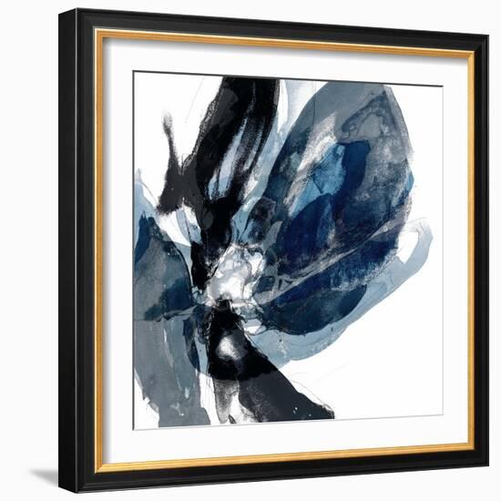 Blue Exclusion III-Jennifer Goldberger-Framed Art Print