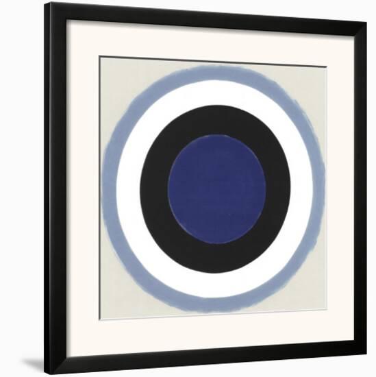 Blue Extend, c.1962-Kenneth Noland-Framed Art Print