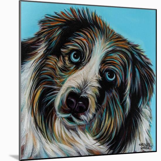 Blue Eyed Dog-Carolee Vitaletti-Mounted Art Print