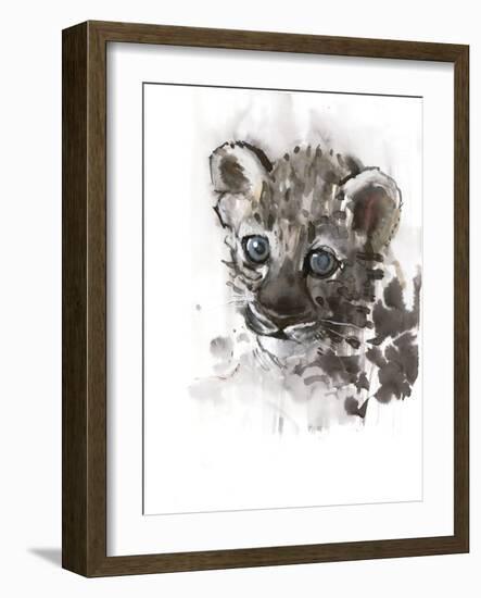 Blue Eyes (Arabian Leopard Cub), 2008-Mark Adlington-Framed Giclee Print