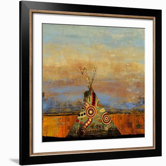 Blue Face-Andrew Michaels-Framed Giclee Print