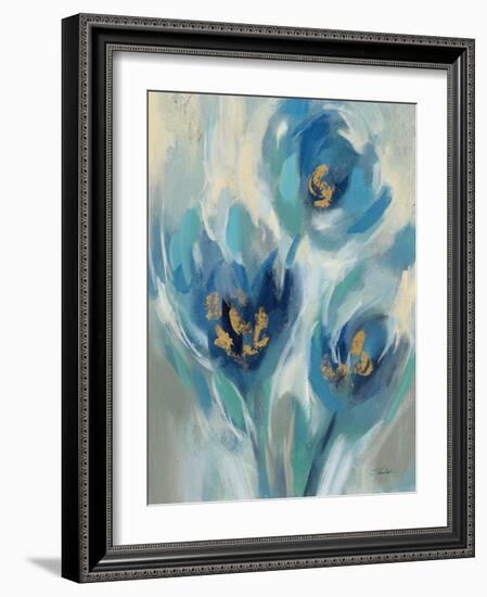 Blue Fairy Tale Floral I-Silvia Vassileva-Framed Art Print