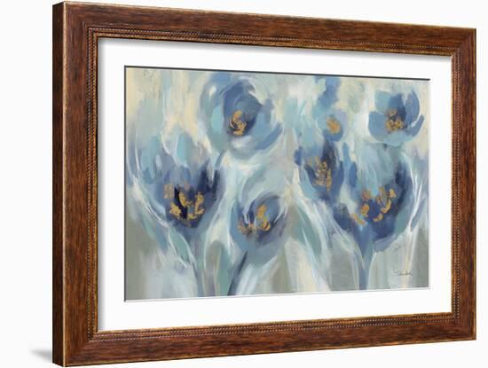 Blue Fairy Tale Floral III Light-Silvia Vassileva-Framed Art Print