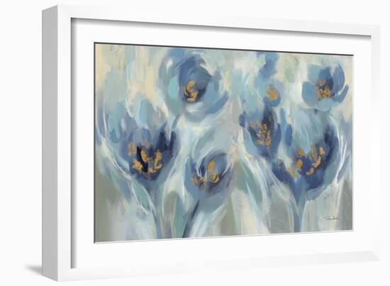 Blue Fairy Tale Floral III Light-Silvia Vassileva-Framed Art Print