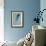 Blue Feather-Den Reader-Framed Photographic Print displayed on a wall