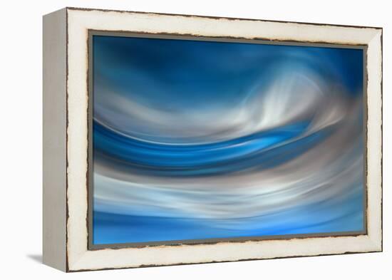 Blue Feather-Ursula Abresch-Framed Premier Image Canvas