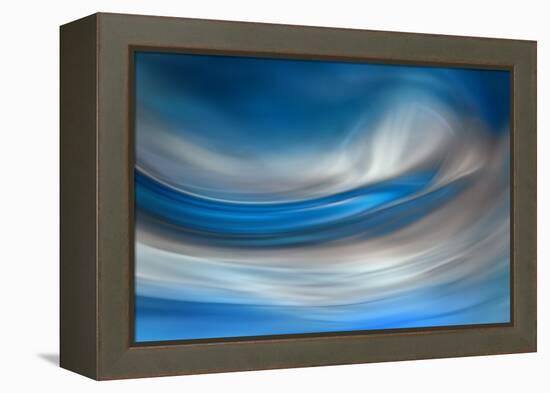 Blue Feather-Ursula Abresch-Framed Premier Image Canvas