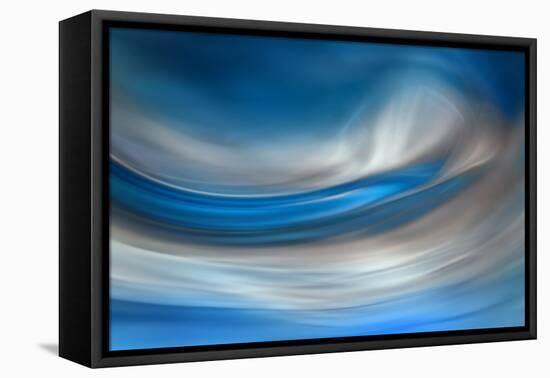 Blue Feather-Ursula Abresch-Framed Premier Image Canvas