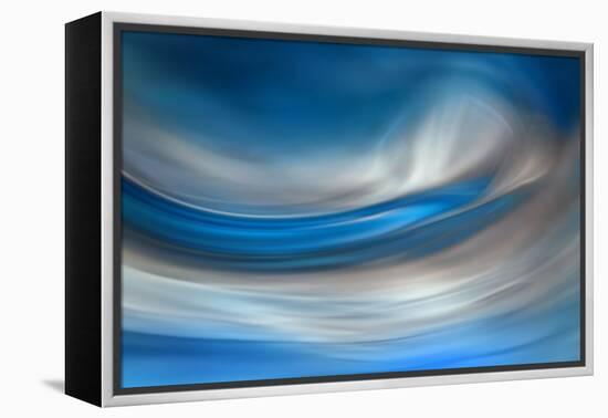 Blue Feather-Ursula Abresch-Framed Premier Image Canvas