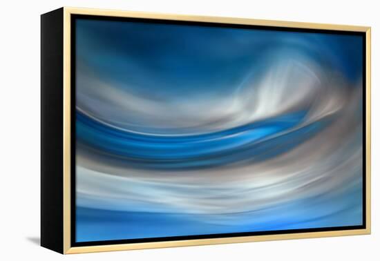 Blue Feather-Ursula Abresch-Framed Premier Image Canvas