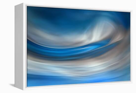 Blue Feather-Ursula Abresch-Framed Premier Image Canvas