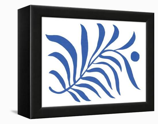 Blue Fern I-Jacob Green-Framed Stretched Canvas