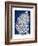 Blue Fern in White Border II-Elizabeth Medley-Framed Art Print