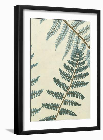 Blue Fern Trio II-Erica J. Vess-Framed Art Print