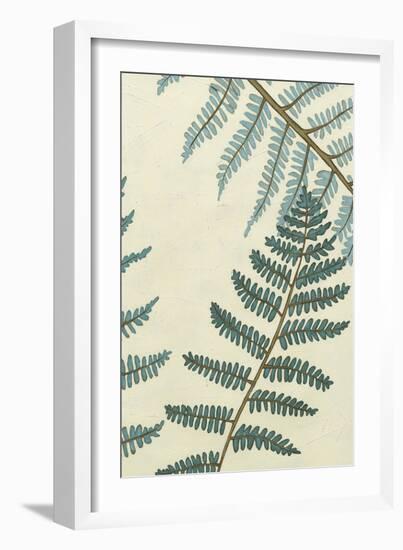 Blue Fern Trio II-Erica J. Vess-Framed Art Print