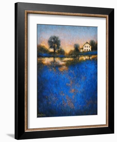 Blue Fields-Thomas Stotts-Framed Art Print