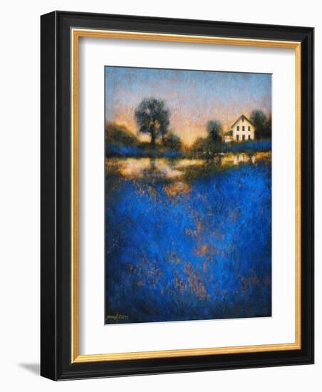 Blue Fields-Thomas Stotts-Framed Art Print