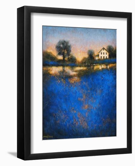 Blue Fields-Thomas Stotts-Framed Art Print