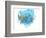 Blue Fish-Irena Orlov-Framed Premium Giclee Print