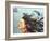 Blue Fish-Leah Saulnier-Framed Giclee Print