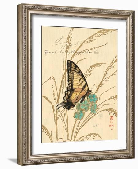 Blue Flax Curiosity-Chad Barrett-Framed Art Print