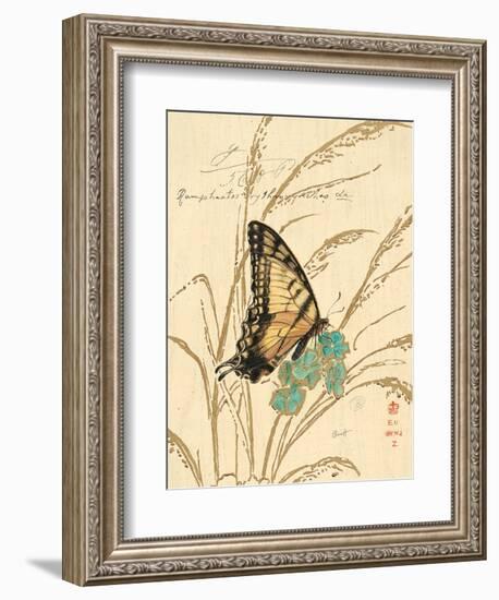 Blue Flax Curiosity-Chad Barrett-Framed Art Print