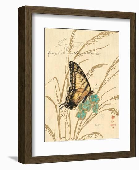 Blue Flax Curiosity-Chad Barrett-Framed Art Print