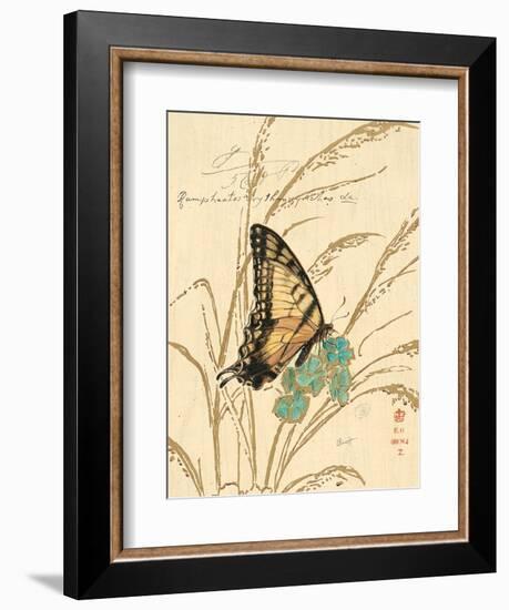 Blue Flax Curiosity-Chad Barrett-Framed Art Print