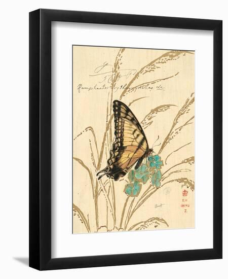 Blue Flax Curiosity-Chad Barrett-Framed Art Print