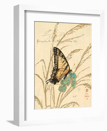 Blue Flax Curiosity-Chad Barrett-Framed Art Print