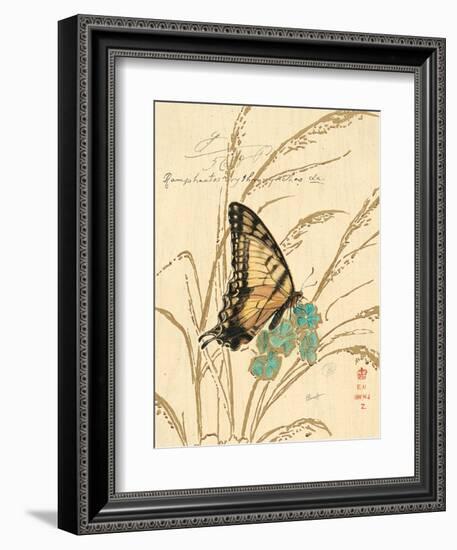 Blue Flax Curiosity-Chad Barrett-Framed Art Print