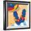 Blue Flip Flops-Paul Brent-Framed Art Print