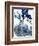 Blue Floral In Pots-Jesse Keith-Framed Premium Giclee Print