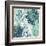 Blue Floral Layers I-June Vess-Framed Art Print