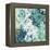 Blue Floral Layers I-June Vess-Framed Stretched Canvas