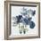 Blue Floral Radiance II-Asia Jensen-Framed Art Print