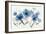 Blue Floral Trio-Aria K-Framed Premium Giclee Print