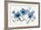 Blue Floral Trio-Aria K-Framed Art Print