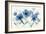 Blue Floral Trio-Aria K-Framed Art Print