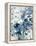 Blue Floral Vase-null-Framed Stretched Canvas