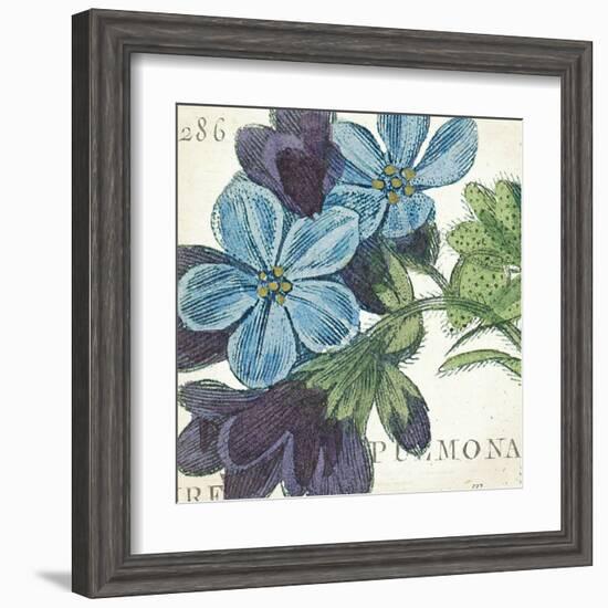 Blue Floral-Hugo Wild-Framed Art Print