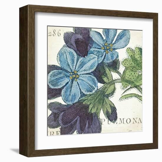 Blue Floral-Hugo Wild-Framed Art Print