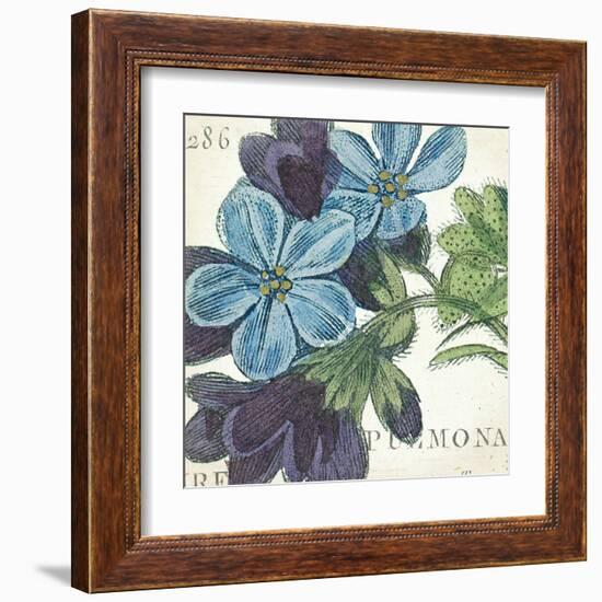 Blue Floral-Hugo Wild-Framed Art Print