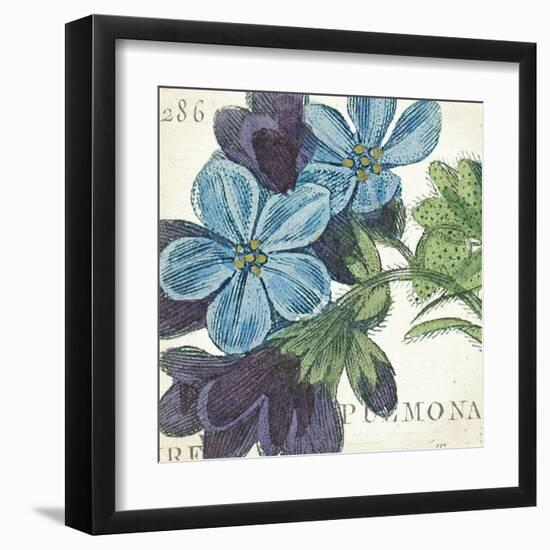 Blue Floral-Hugo Wild-Framed Art Print