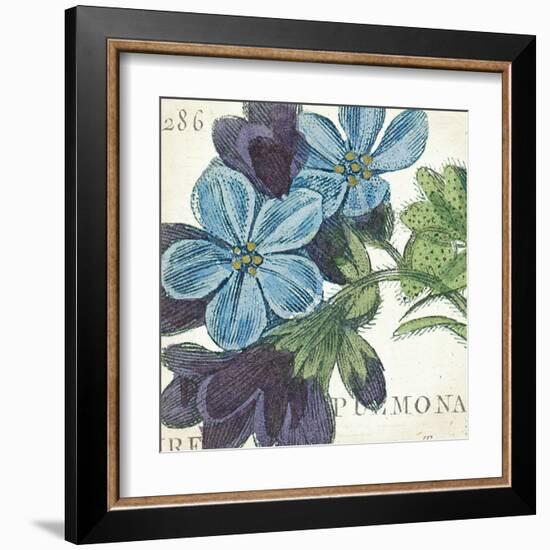 Blue Floral-Hugo Wild-Framed Art Print