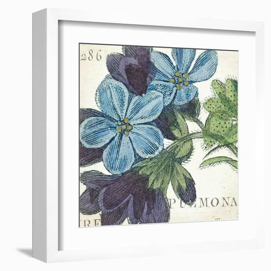 Blue Floral-Hugo Wild-Framed Art Print